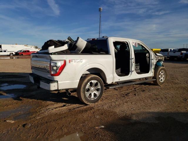 1FTFW1E82NFC01898 - 2022 FORD F150 SUPERCREW WHITE photo 3