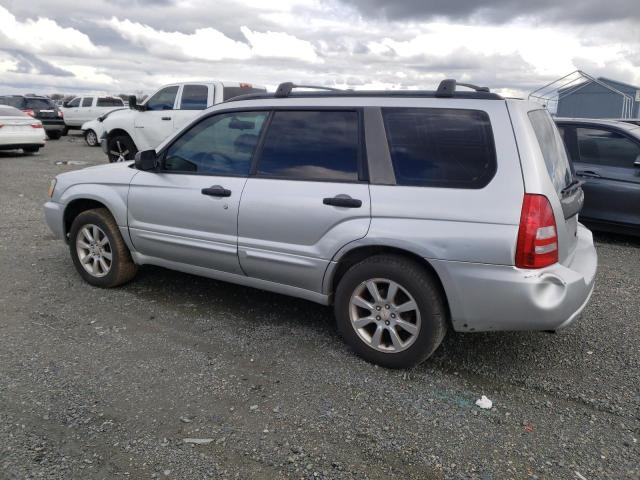 JF1SG65655H727086 - 2005 SUBARU FORESTER 2.5XS SILVER photo 2