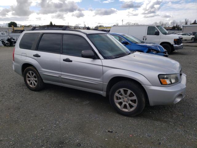 JF1SG65655H727086 - 2005 SUBARU FORESTER 2.5XS SILVER photo 4