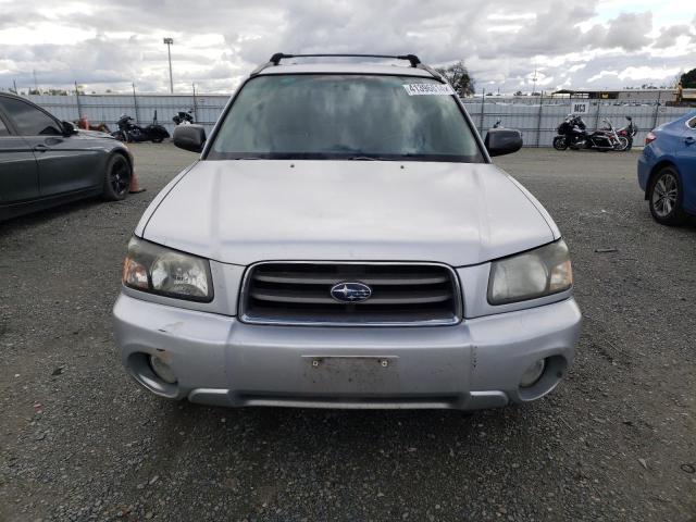 JF1SG65655H727086 - 2005 SUBARU FORESTER 2.5XS SILVER photo 5