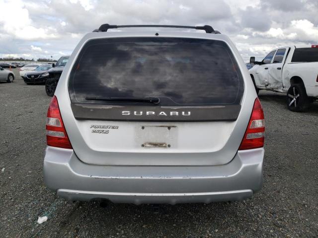 JF1SG65655H727086 - 2005 SUBARU FORESTER 2.5XS SILVER photo 6