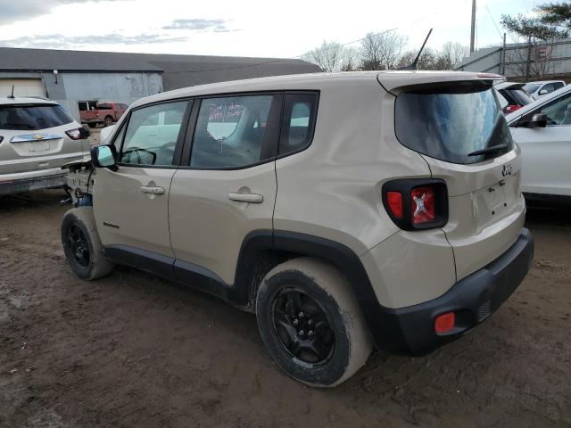 ZACCJAAT8GPD52465 - 2016 JEEP RENEGADE SPORT BEIGE photo 2