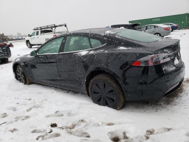 5YJSA1E53MF453617 - 2021 TESLA MODEL S Սև լուսանկար 2