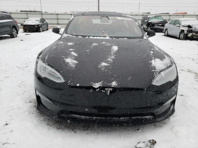 5YJSA1E53MF453617 - 2021 TESLA MODEL S Սև լուսանկար 5