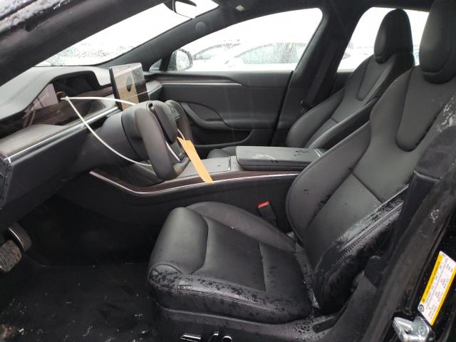5YJSA1E53MF453617 - 2021 TESLA MODEL S Սև լուսանկար 7
