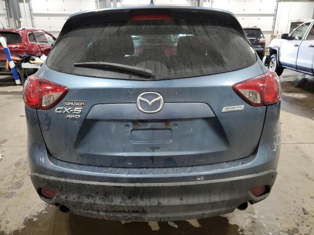 JM3KE4DY1G0856975 - 2016 MAZDA CX-5 GT BLUE photo 6