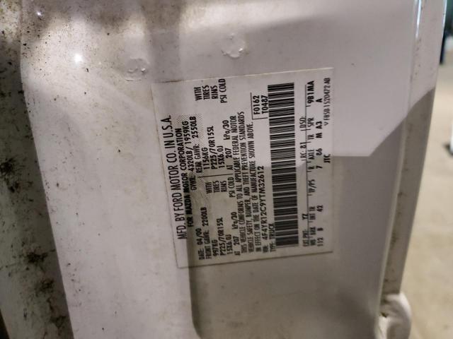 4F4YR12C9YTM32612 - 2000 MAZDA B2500 WHITE photo 12