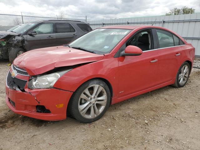 1G1PH5SCXC7329840 - 2012 CHEVROLET CRUZE LTZ RED photo 1