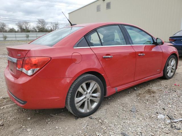 1G1PH5SCXC7329840 - 2012 CHEVROLET CRUZE LTZ RED photo 3