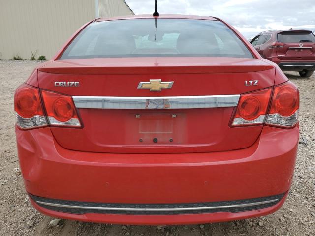 1G1PH5SCXC7329840 - 2012 CHEVROLET CRUZE LTZ RED photo 6