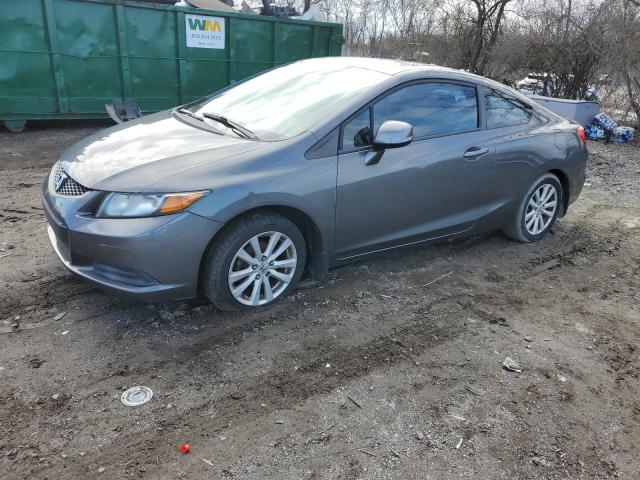 2HGFG3B18CH501992 - 2012 HONDA CIVIC EXL ნაცრისფერი ფოტო 1