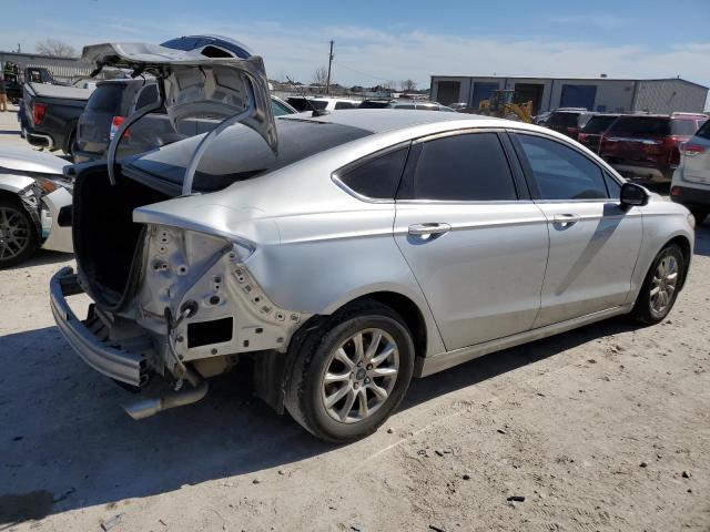 3FA6P0G71JR261038 - 2018 FORD FUSION S SILVER photo 3