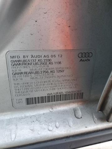WA1UFAFL1DA069281 - 2013 AUDI A4 ALLROAD PREMIUM PLUS SILVER photo 13