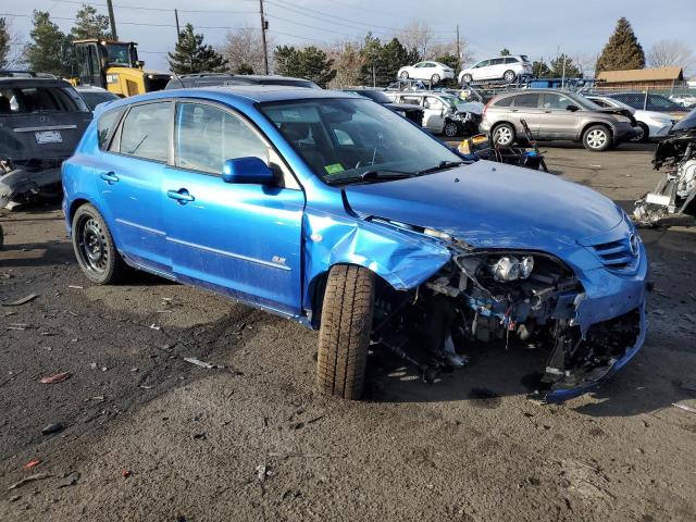 JM1BK343361490073 - 2006 MAZDA 3 HATCHBACK BLUE photo 4