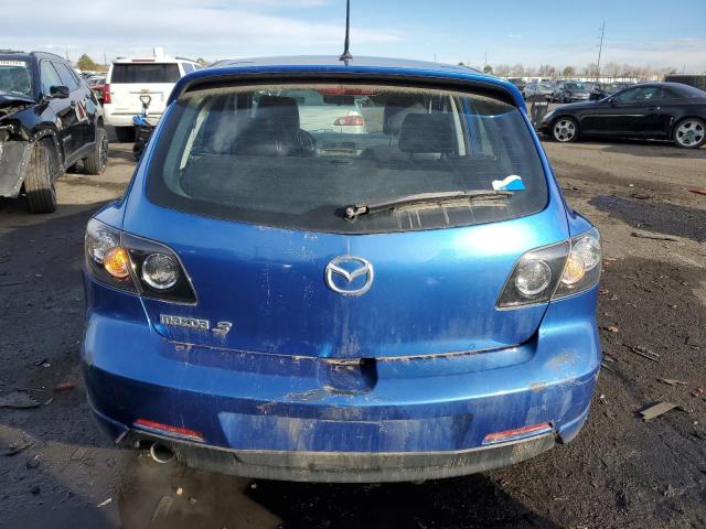 JM1BK343361490073 - 2006 MAZDA 3 HATCHBACK BLUE photo 6