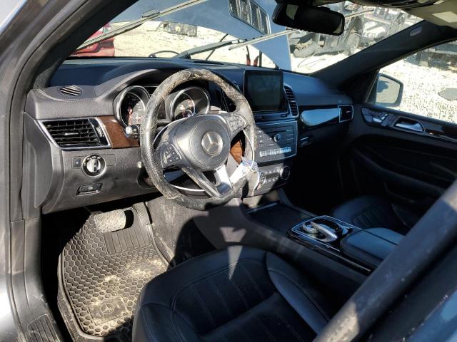 4JGDF6EE1HA855797 - 2017 MERCEDES-BENZ GLS 450 4MATIC GRAY photo 8