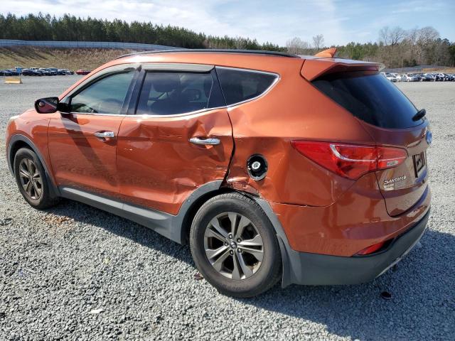 5XYZU3LB1EG159590 - 2014 HYUNDAI SANTA FE S ORANGE photo 2