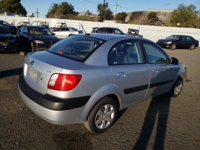 KNADE223496523924 - 2009 KIA RIO BASE SILVER photo 3