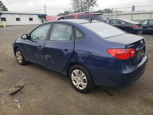 KMHDU4AD8AU837292 - 2010 HYUNDAI ELANTRA BLUE BLUE photo 2