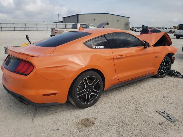 1FA6P8CF8M5157066 - 2021 FORD MUSTANG GT ORANGE photo 3