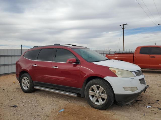 1GNKRGKD5EJ171620 - 2014 CHEVROLET TRAVERSE LT RED photo 4