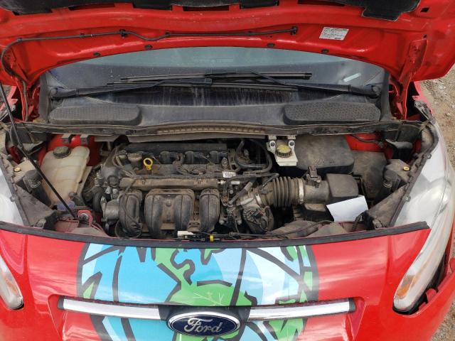 NM0GE9G77G1236864 - 2016 FORD TRANSIT CO TITANIUM RED photo 12