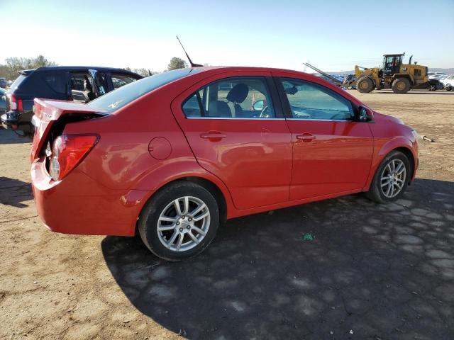 1G1JC5SH4C4208142 - 2012 CHEVROLET SONIC LT RED photo 3