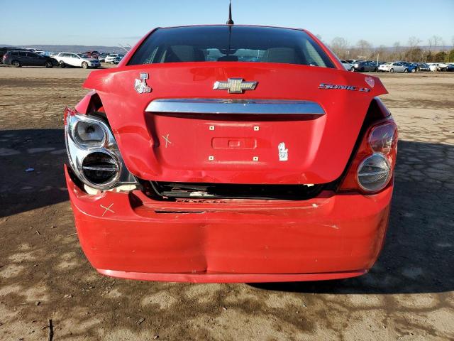 1G1JC5SH4C4208142 - 2012 CHEVROLET SONIC LT RED photo 6