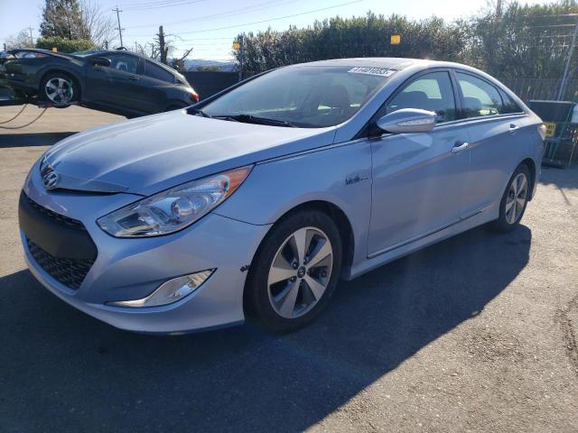 KMHEC4A46CA039000 - 2012 HYUNDAI SONATA HYBRID BLUE photo 1