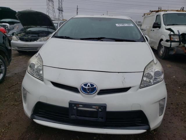 JTDKN3DU2D5657335 - 2013 TOYOTA PRIUS WHITE photo 5