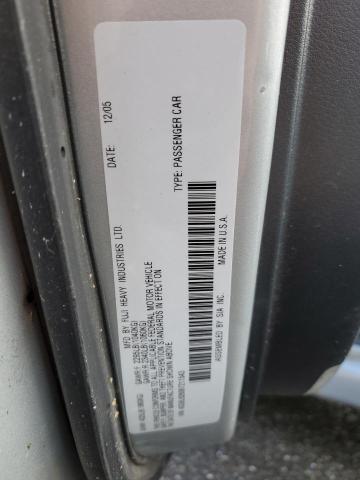 4S3BL626067211543 - 2006 SUBARU LEGACY 2.5I LIMITED SILVER photo 13