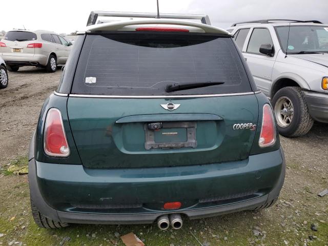 WMWRE33576TJ39158 - 2006 MINI COOPER S GREEN photo 6