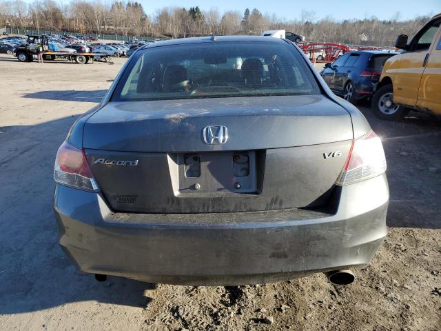 1HGCP36878A081514 - 2008 HONDA ACCORD EXL GRAY photo 6