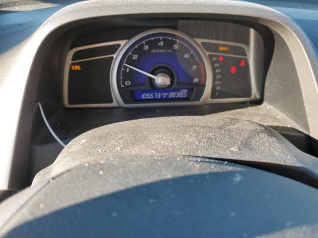 1HGFA16949L019621 - 2009 HONDA CIVIC EXL ნაცრისფერი ფოტო 9