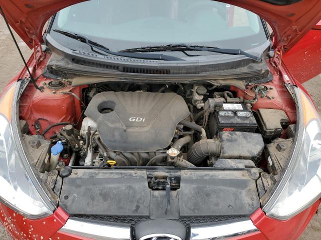 KMHTC6AD1CU059088 - 2012 HYUNDAI VELOSTER RED photo 11