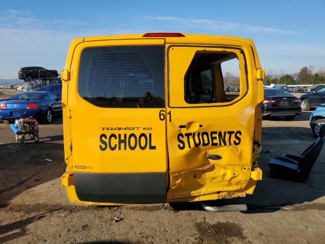 1FMZK1Y80NKA72907 - 2022 FORD TRANSIT T-150 YELLOW photo 6