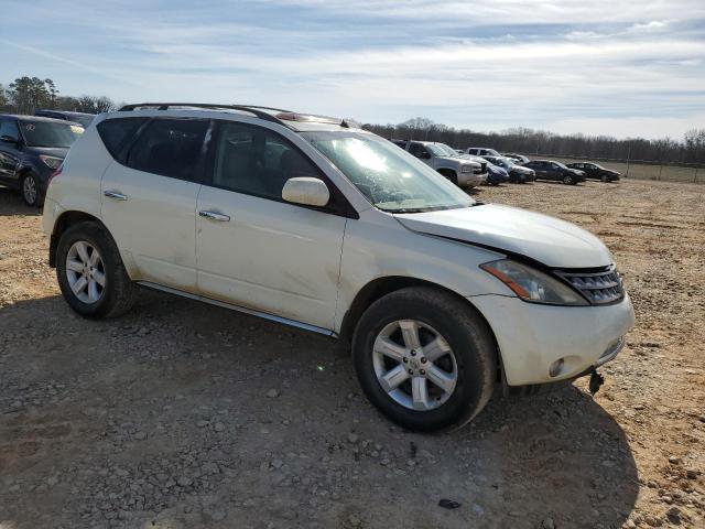 JN8AZ08T87W531516 - 2007 NISSAN MURANO SL WHITE photo 4