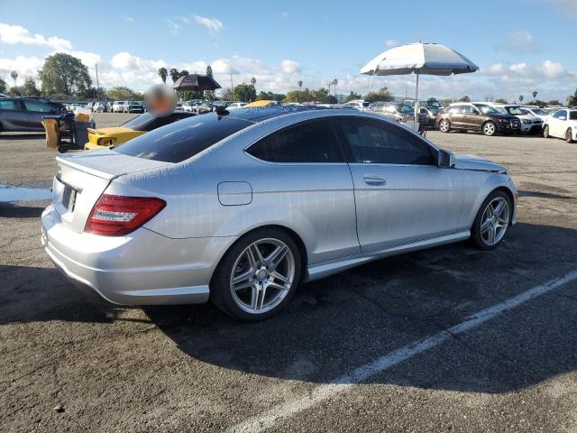 WDDGJ4HB9FG420242 - 2015 MERCEDES-BENZ C 250 SILVER photo 3