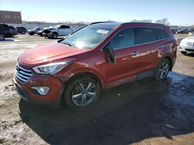 KM8SR4HF7FU126139 - 2015 HYUNDAI SANTA FE GLS RED photo 1