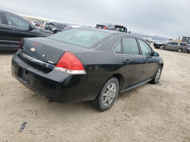 2G1WD5EM7A1153657 - 2010 CHEVROLET IMPALA POLICE BLACK photo 3