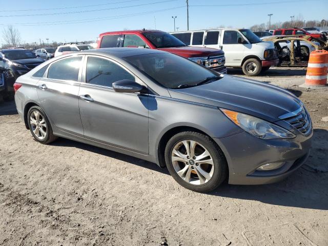 5NPEC4AC6DH576956 - 2013 HYUNDAI SONATA SE GRAY photo 4