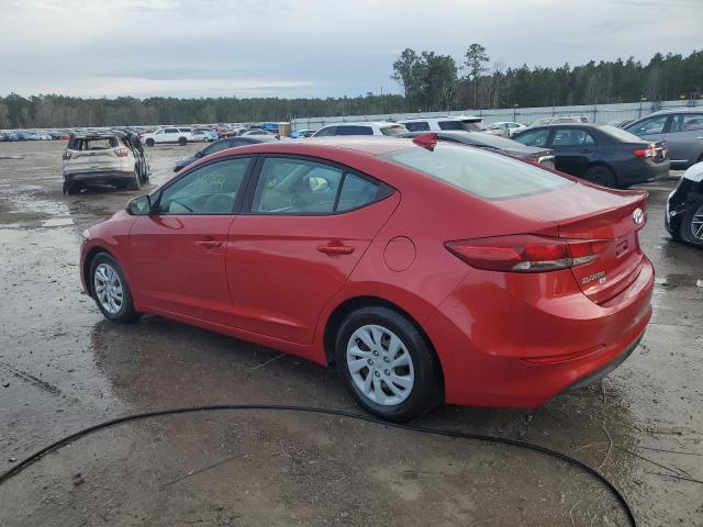 5NPD74LF1HH195321 - 2017 HYUNDAI ELANTRA SE RED photo 2