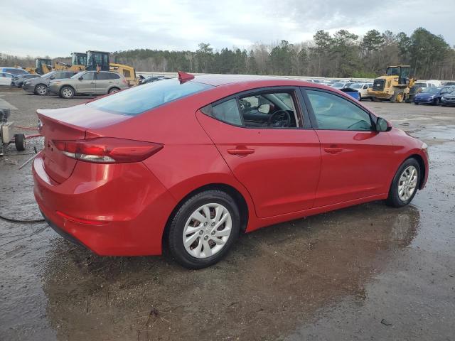 5NPD74LF1HH195321 - 2017 HYUNDAI ELANTRA SE RED photo 3