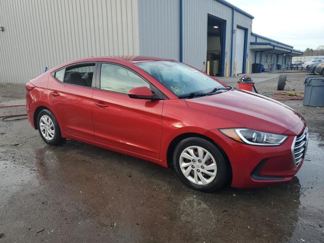 5NPD74LF1HH195321 - 2017 HYUNDAI ELANTRA SE RED photo 4