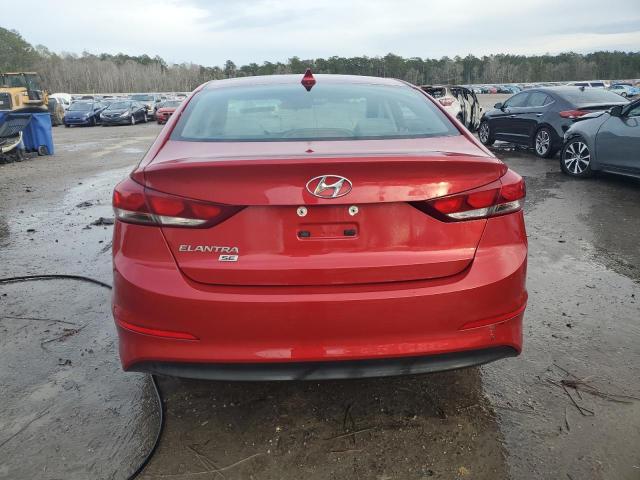 5NPD74LF1HH195321 - 2017 HYUNDAI ELANTRA SE RED photo 6