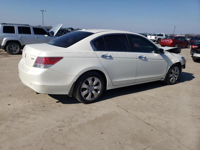 1HGCP36848A047000 - 2008 HONDA ACCORD EXL WHITE photo 3