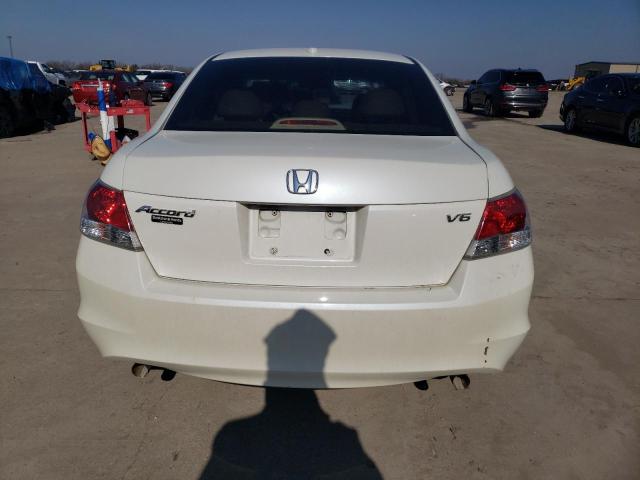 1HGCP36848A047000 - 2008 HONDA ACCORD EXL WHITE photo 6