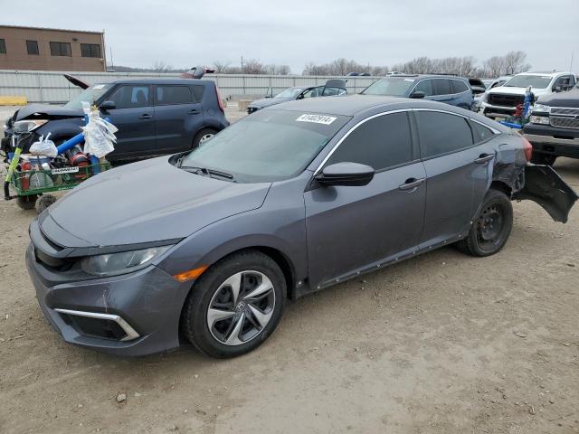 2HGFC2F60LH568002 - 2020 HONDA CIVIC LX GRAY photo 1