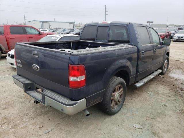 1FTPW12566KB62059 - 2006 FORD F150 SUPERCREW BLUE photo 3