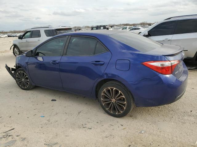 2T1BURHE5FC406968 - 2015 TOYOTA COROLLA L BLUE photo 2